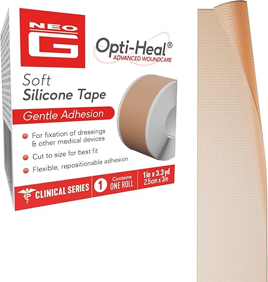 Neo G OptiHeal Silicone Medical Tape for Wound Care Medical Surgical Tape