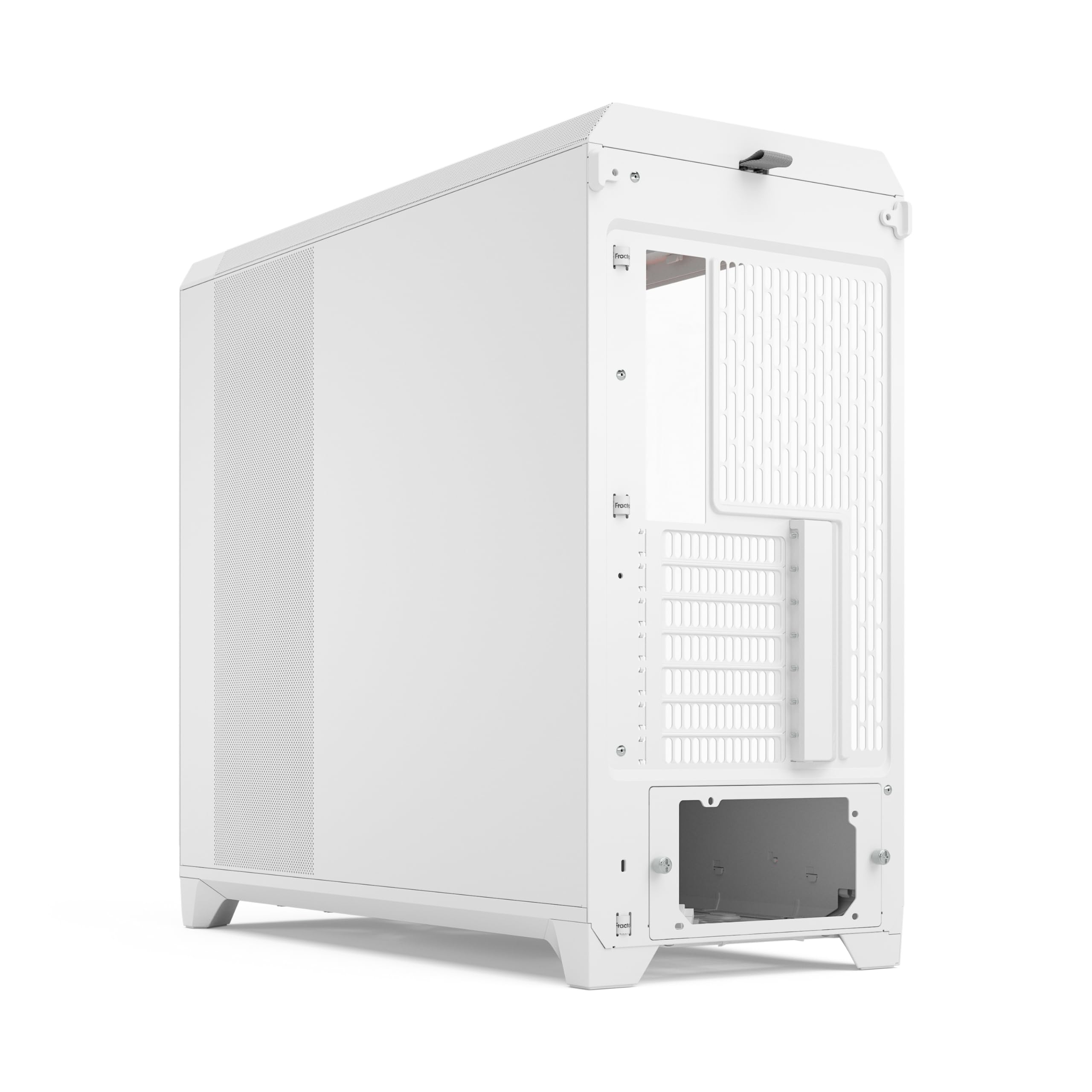 Fractal Design Meshify 3 XL Ambience Pro RGB White Tempered Glass Clear Tint Gaming Computer-Gehäuse – Gen 2 ARGB Beleuchtung via Adjust Pro Hub – DREI RGB Momentumüfter enthalten – Bild 3