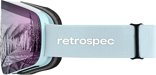 Miniatura 3 de Retrospec Unisex-Adult Flume Ski Goggles & Snowboard GogglesSnow Goggles