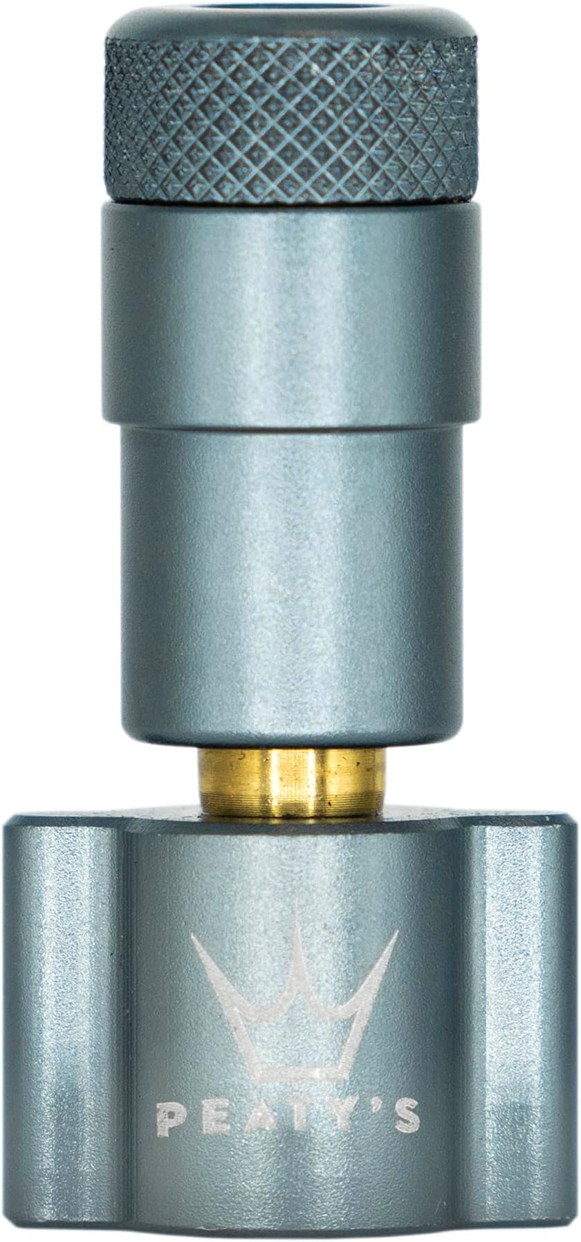 Peaty's CO2 Tyre Inflator Head Only - Unique Compact Straight Line Design for Maximum Airflow & Rapid Inflation, Presta Valve Compatible, Bike Pump for Mountain, Road & Gravel Bike Tyres