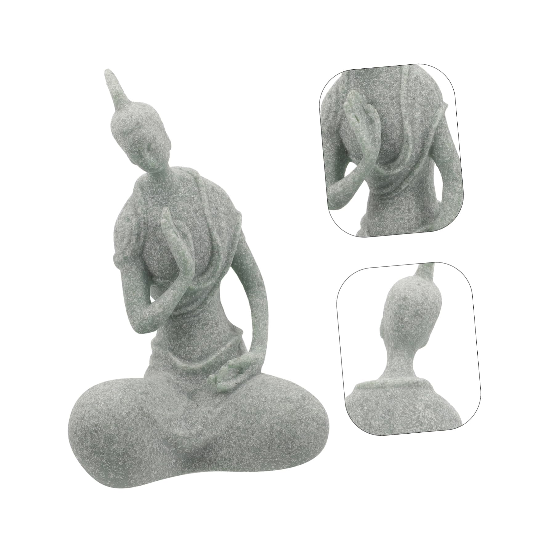 Sosoport 5 Uds Estatua De Buda Paisajismo del Tanque De Peces Estatuas Luz del Acuario Estatuilla Escultura De Terrario Accesorios De Acuario Esqueleto Juguete De Aire Accesorios para