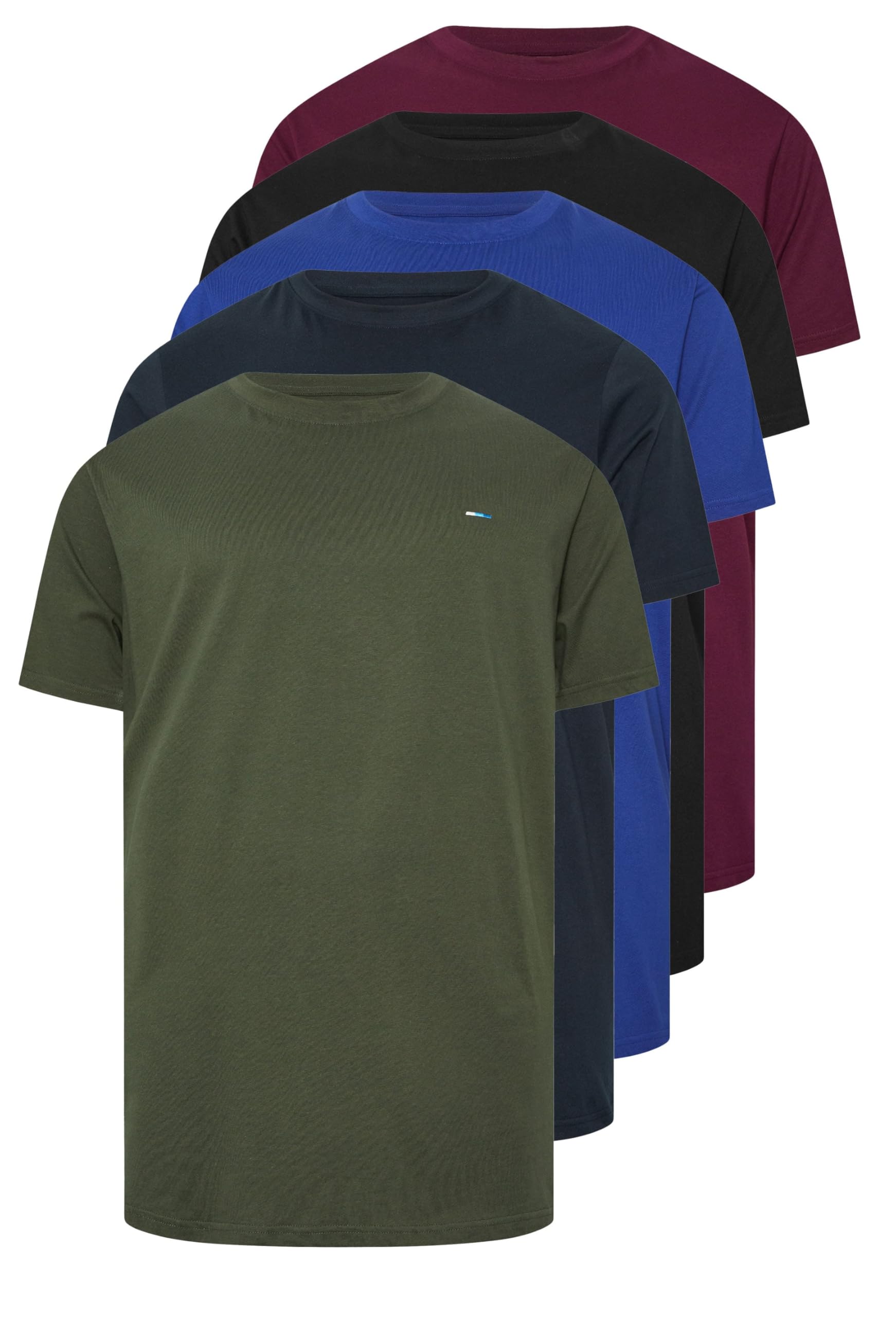 BadRhino Men's Basic T-Shirt 3XL Black Cotton