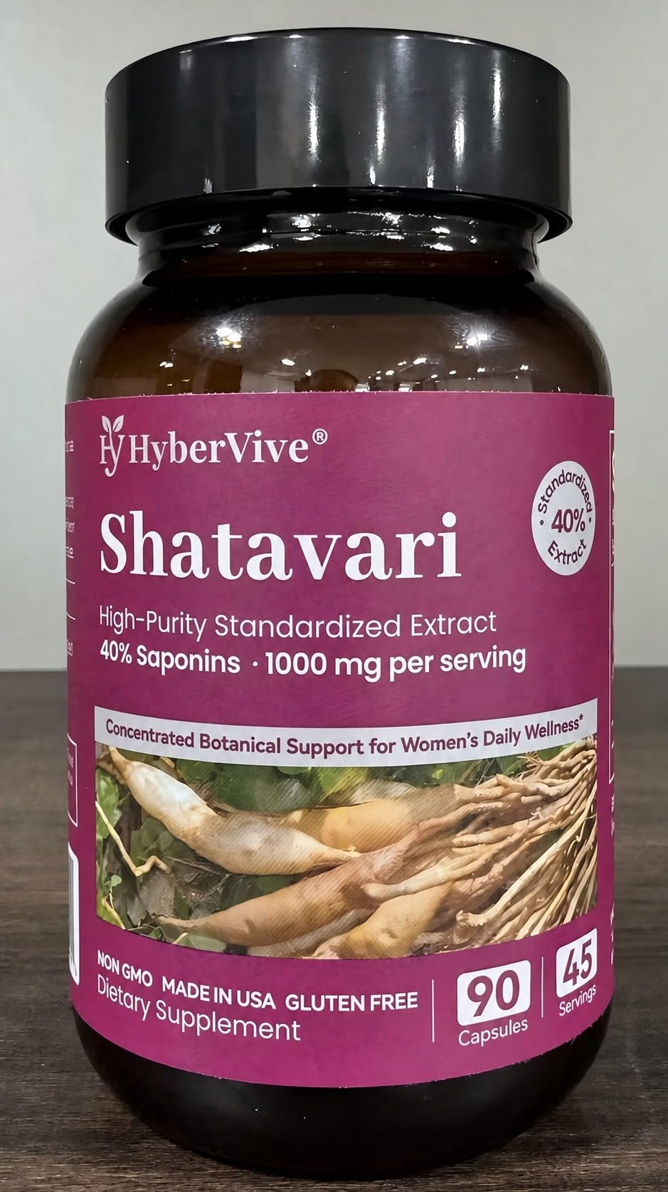 Shatavari Capsules for Women 1000mg, 40% Std. Saponins from Root Extract — Amazon image 10