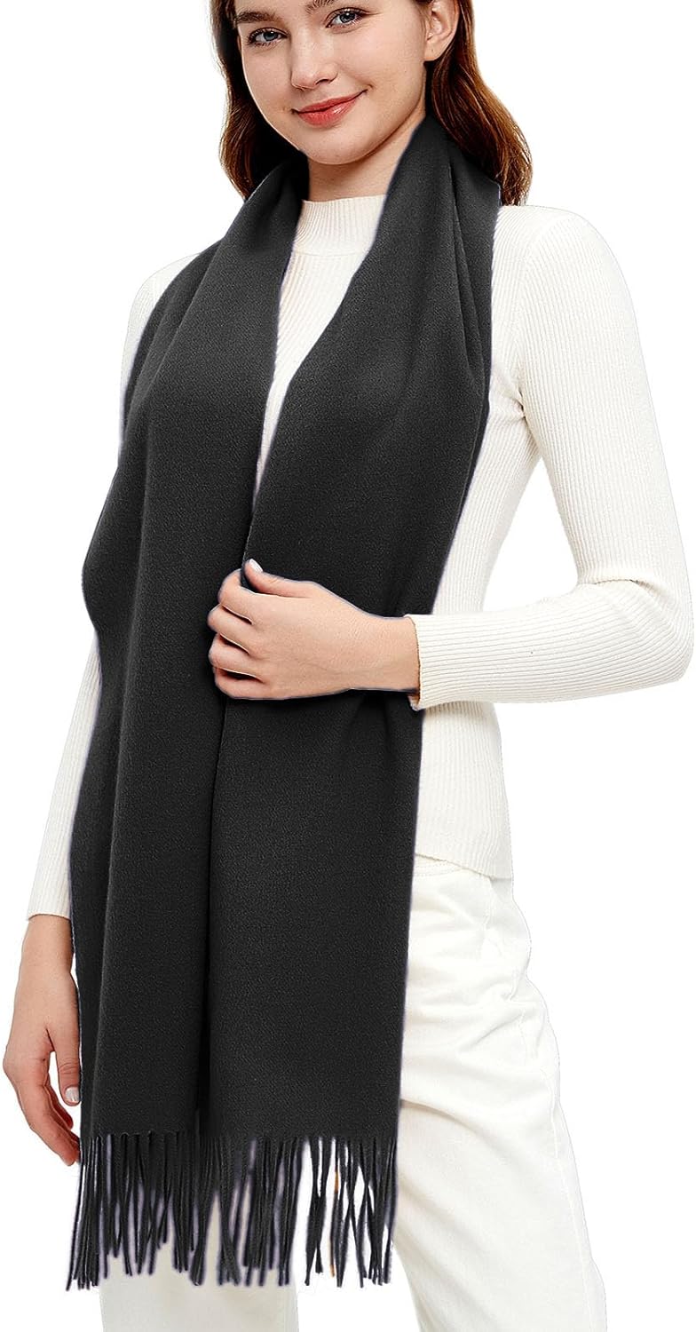 Novawo Wool Scarf Soft Warm Winter Scarves Wraps for Women and Unisex - Image 3