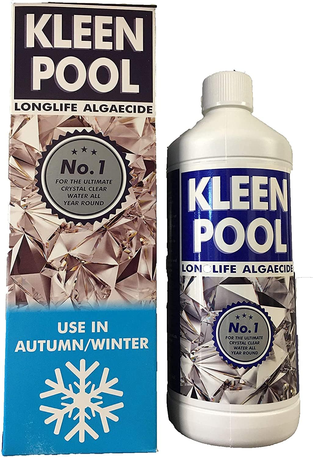 KLEEN POOL ALGAECIDE LONGLIFE SWIMMING POOL ALGICIDE 1 LITRE No.1 for