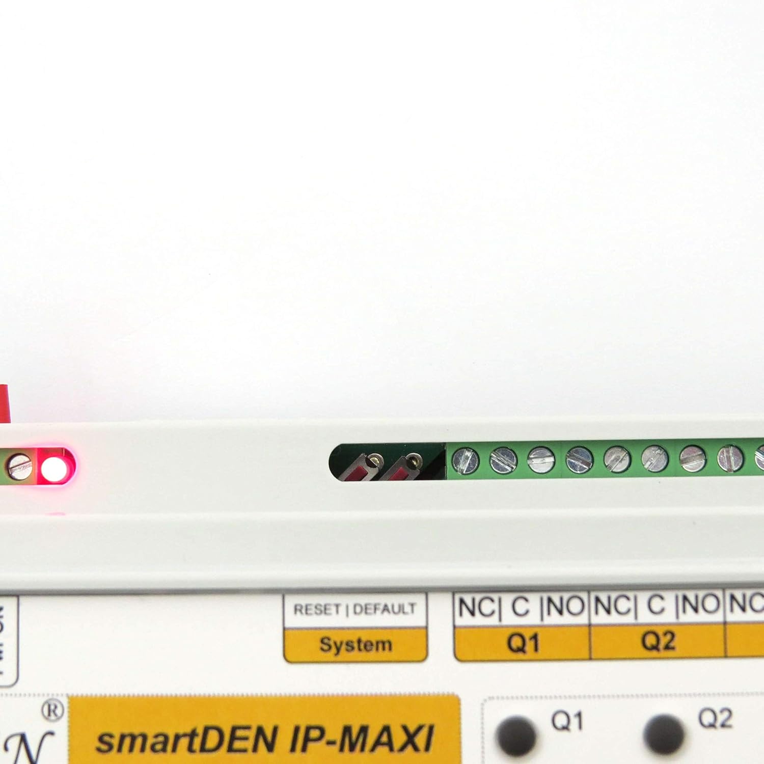 smartDEN Maxi - I/O Relay Module SNMP, HTTP with DIN Rail Box 24V