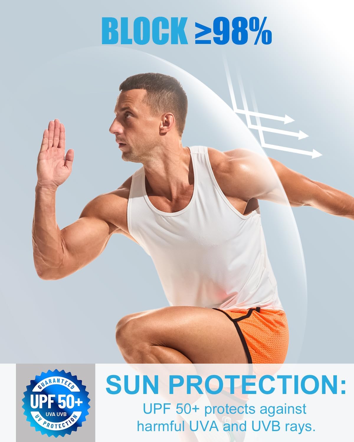 AIMPACT Men's Workout Tank Tops Quick Dry Gym Sleeveless Y Back Design for Muscle Fitness Bodybuilding - Image 4