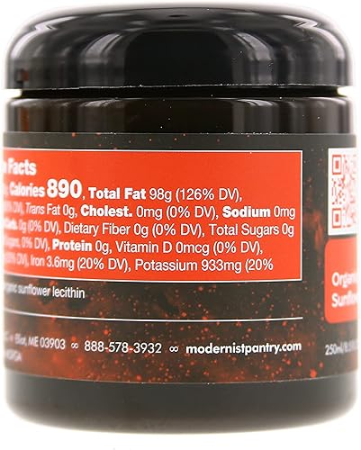 Miniatura 3 de Lecitina de girasol líquida orgánica pura sin gluten vegana certificada OU Kosher - 8.5 fl oz8.5oz