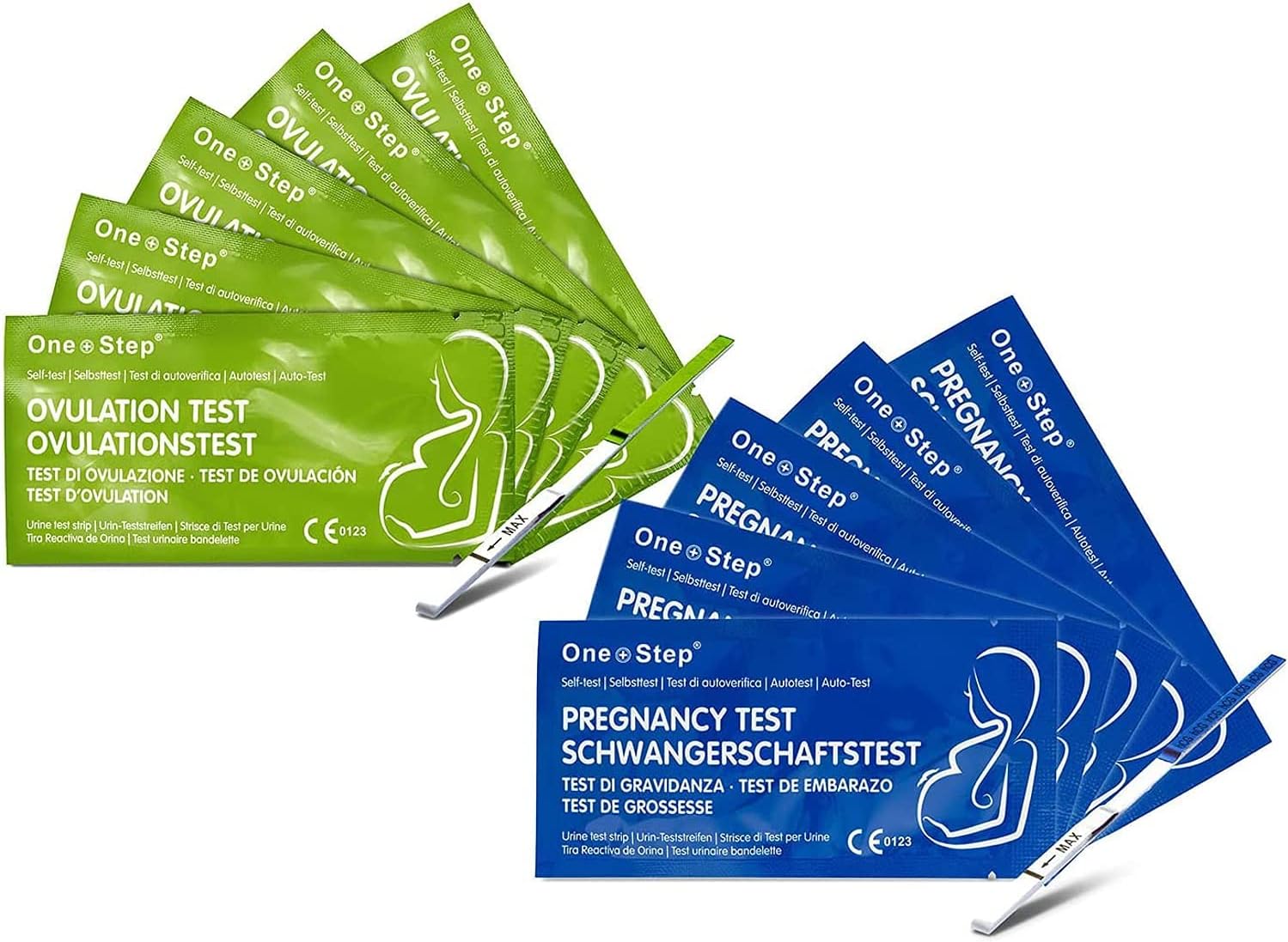 One Step 30 x Highly Sensitive Ovulation Strip Tests + 5 x Highly