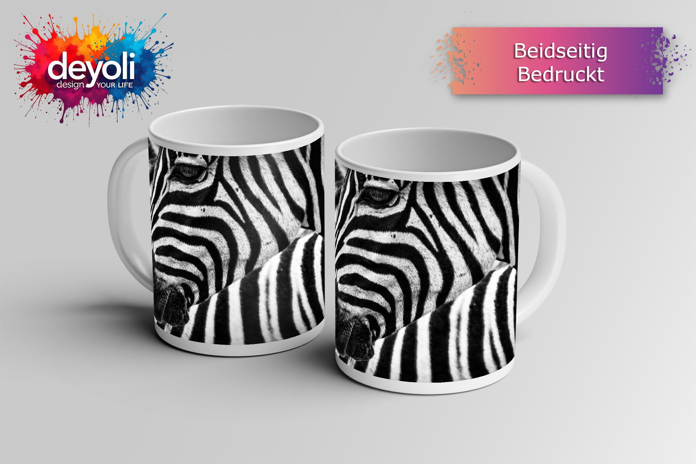 Set 2 tazze da latte natalizie in porcellana New Bone collezione Carol