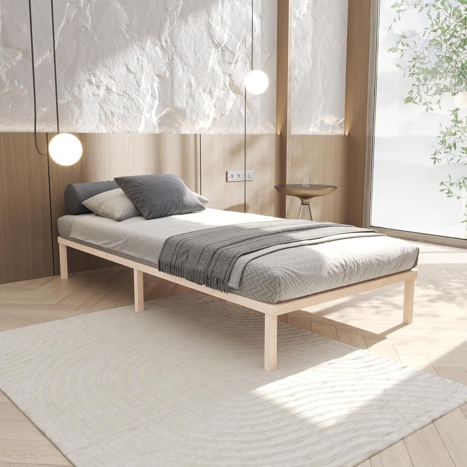 Tweepersoonsbed Van Designstof Moritz - 140 X 190 Cm - Elegant En Comfortabel Voor Een Goede Nachtrust