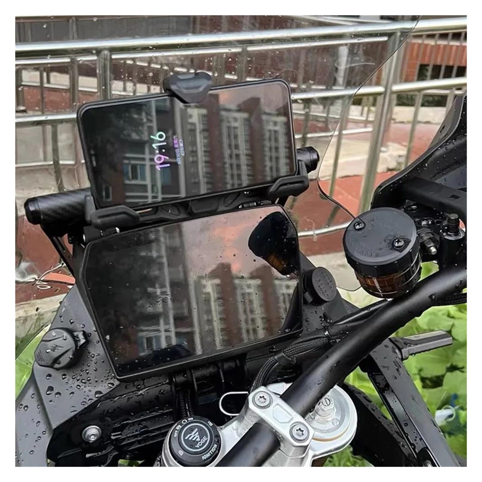 SoSoporte GPS Teléfono Barra Frontal Soporte Navegación GPS para VOGE para Valico para 900DSX para DS900X para DSX900 para DSX 900 para DSX 900X Soporte para Teléfono Montaje GPS(GPS 22MM)