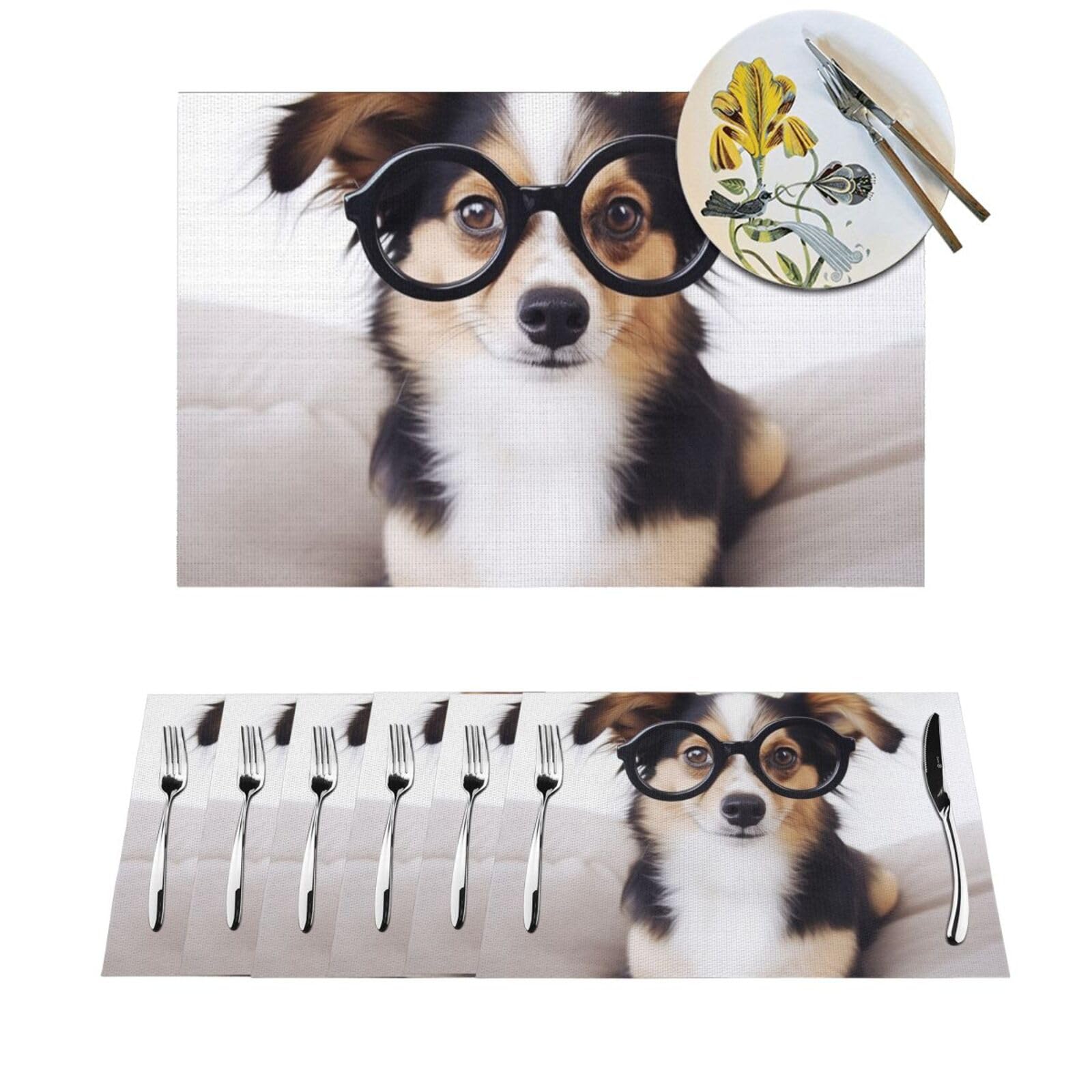 Set de table PVC lavable chien pour une décoration de cuisine