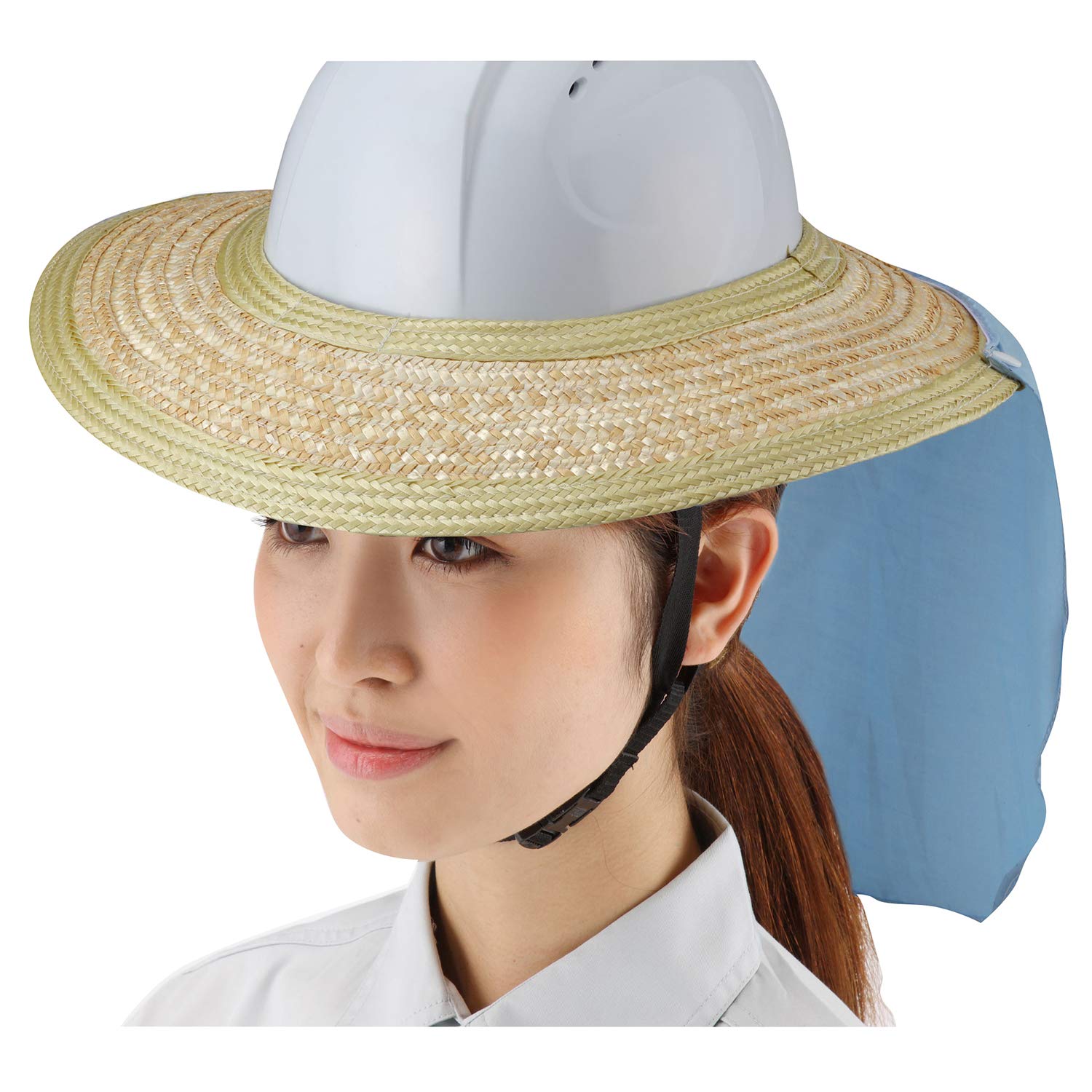 Amazon.co.jp: TOYO 防暑タレ付き麦わらバイザー No.7072 : 産業