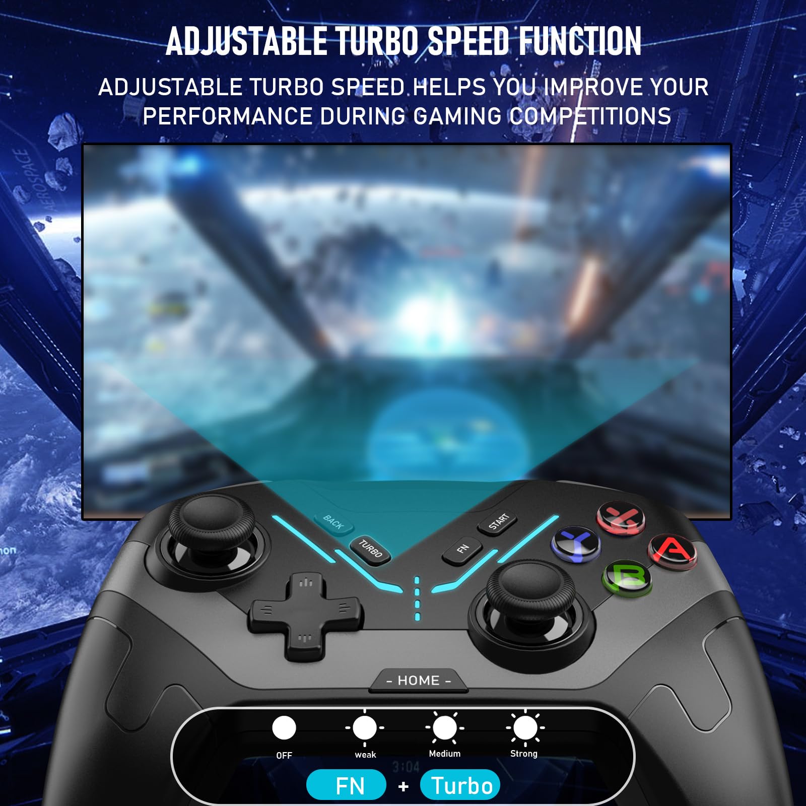 Controladores inalámbricos Pro para interruptor/interruptor OLED/Switch Lite/IOS/Android/Windows, eje giroscópico, Turbo ajustable y vibración