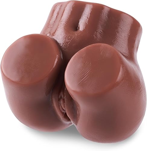 Muñecas sexuales de bolsillo 2 en 1, masturbadores masculinos, culo regordete con canal de vagina texturizado realista 3D, juguetes sexuales para