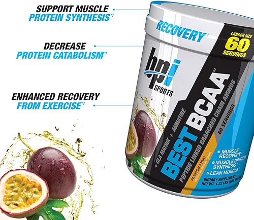 Miniatura 47 de BPI Sports Best BCAA péptidos aminoácidos de cadena ramificada, polvo energizante