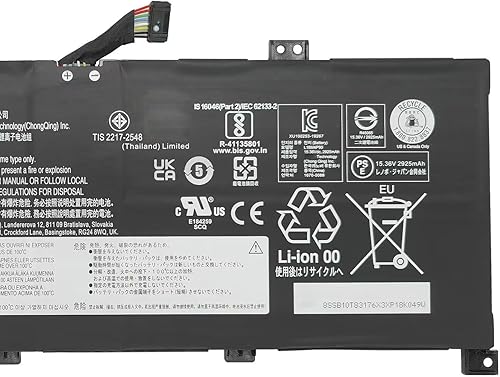Miniatura 3 de Batería de repuesto L18M4P90 46Wh 3000mAh para Lenovo ThinkPad L13  L13 Gen 2  L13 Yoga  L13 Yoga Gen 2 Series Laptop SB10T83119 02DL030 SB10T83176