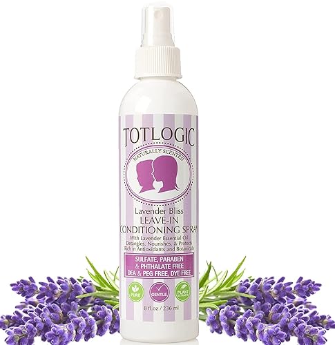Acondicionador sin enjuague de TotLogic spray desenredantearoma Natural8 onzas 8 onzas Original