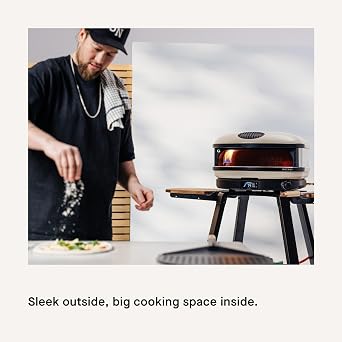 Gozney Arc XL Propane Outdoor Pizza Oven, Heats up to 950F - Bone | Make 16 Pizza in 60 Seconds, Precision Control Lateral-Flame, Digital Display, Removeable 0.8 Stone Floor