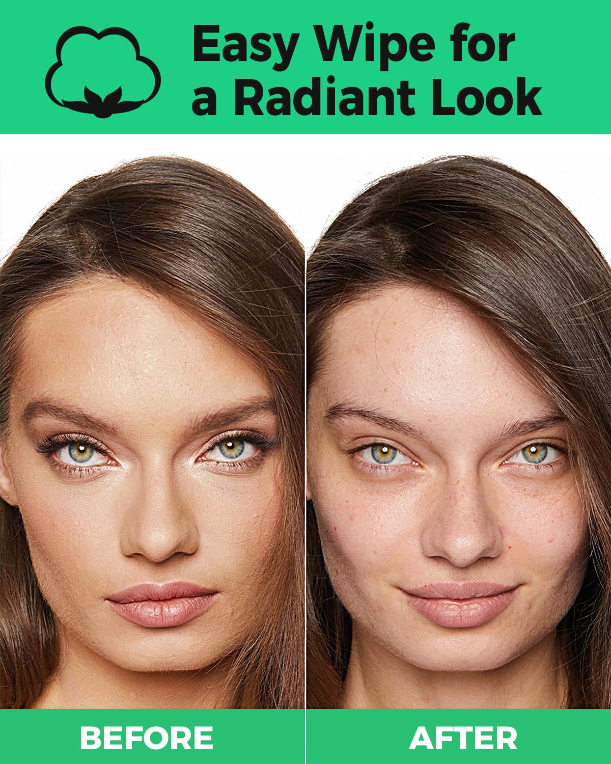 ProCIV Reusable Makeup Remover Pads - 25 Pack Washable Organic Cotton Rounds for All Skin Types & Toner with Laundry Bag, Eco Friendly Zero Waste Reusable Cotton Pads Travel Gadgets (Black) - Image 6