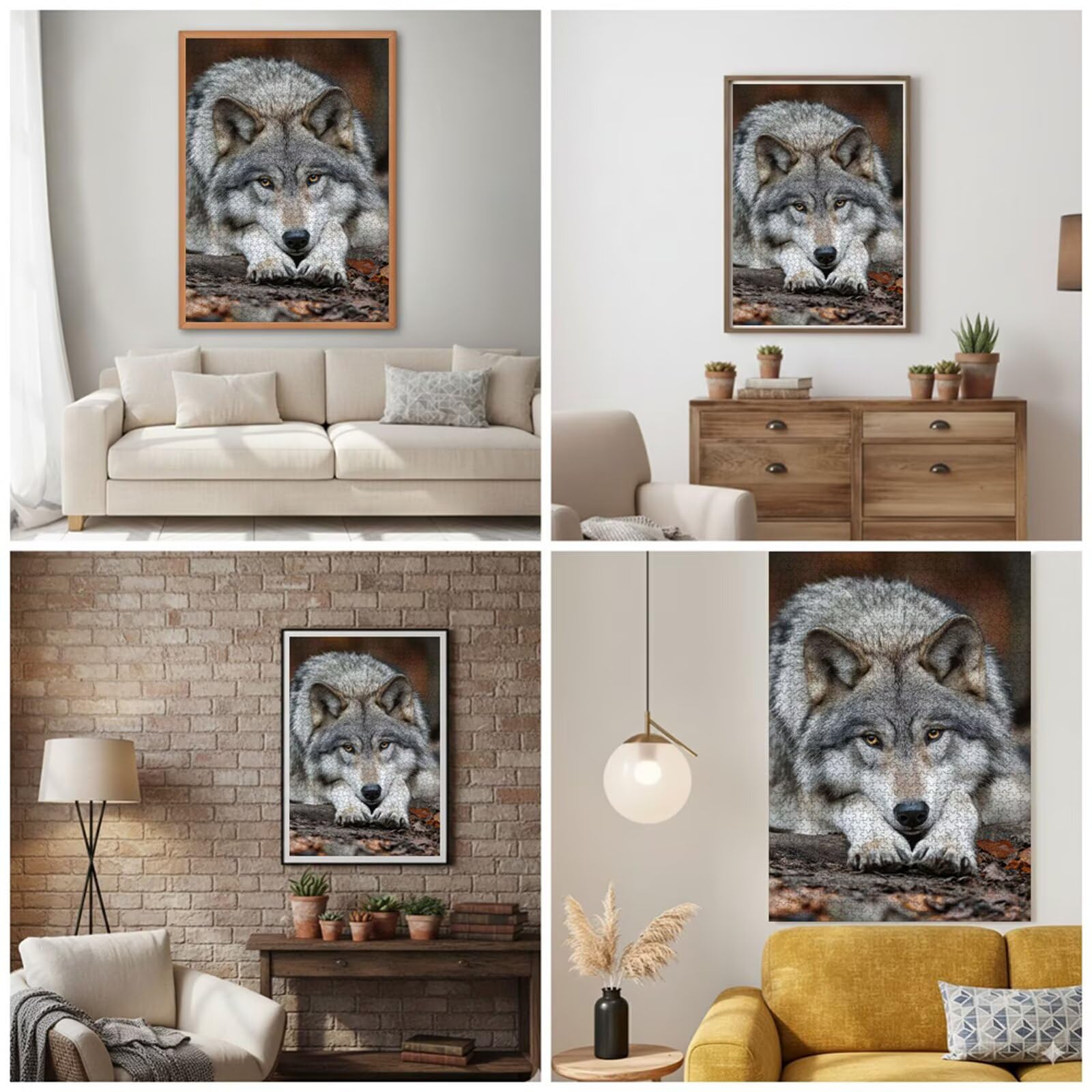 5000 Pezzi Puzzle Adulti - Animale & Animale - Fabbricazione in Legno Robusto (Forma Classica) - Decorazione Murale con Poster - Prodotto Riservato ad Adulti e 14 Anni in Su (181x105cm) P3#1171