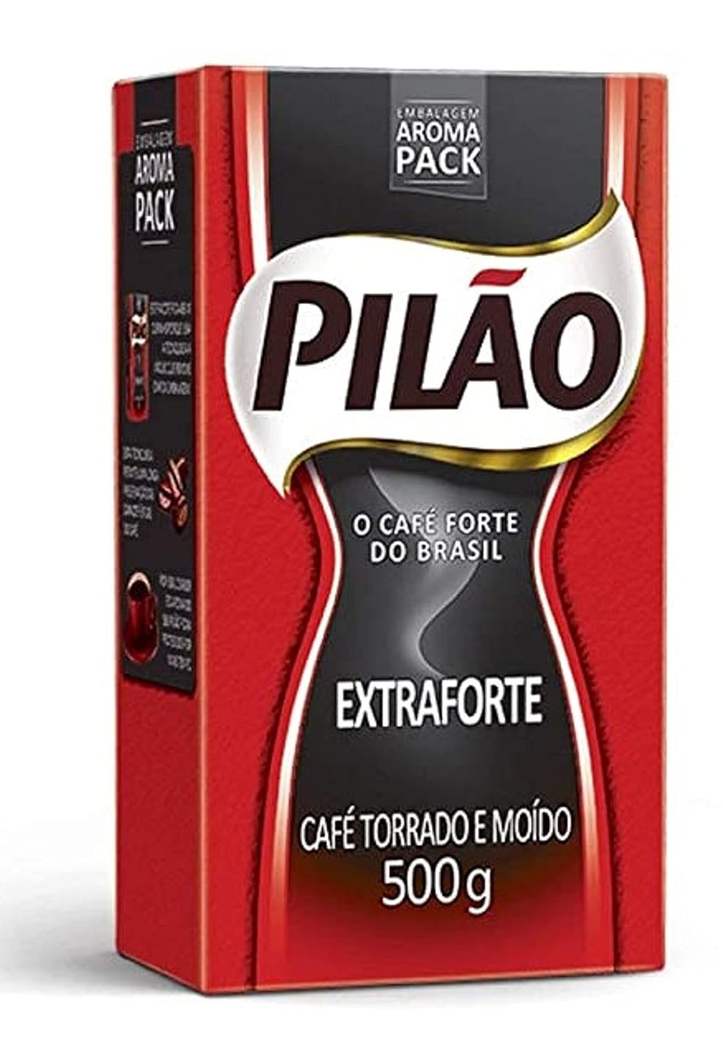 2 Pilao Roasted and Ground Extra Strong Coffee 17.6oz