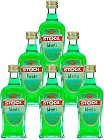 Miniatura Licor de Menta Stock Creme de Menta 50ml 6un