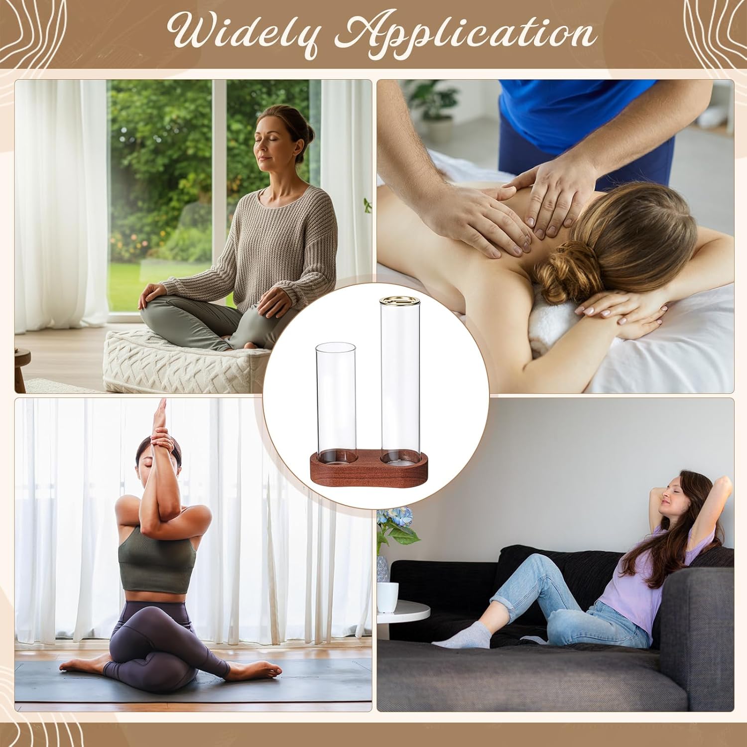 Glass Glowing Incense Holder, Incense Sticks Burner Holder with Storage, Hang Upside Down Incenses Holders for Sticks with Glass Ash Catcher for Meditation Yoga Spa Room Decor