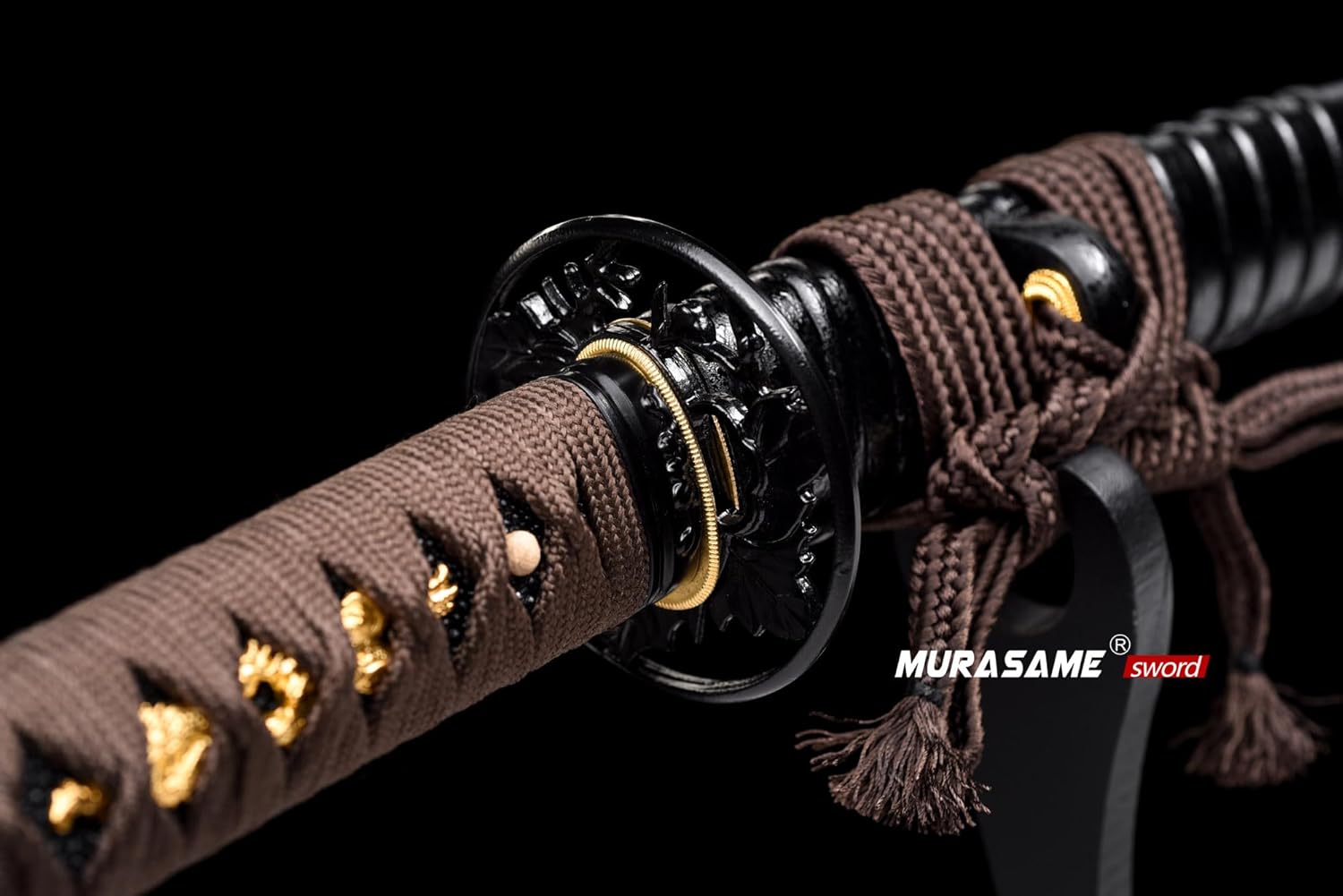 MURASAME Wakizashi Sword T10 Steel Clay Tempered Nice Hamon Unkubi-Zukuri Razor Sharp