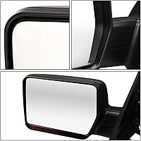 Vista 6 de Auto Dynasty Espejo retrovisor lateral izquierdo del conductor – Ajuste manual – con señal de giro LED – Vidrio no calentado – Compatible con Ford