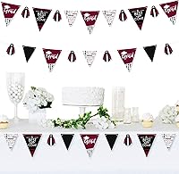Vista 35 de Big Dot of Happiness 30 Piece Hello College - Graduation Party Pennant Triangle Banner