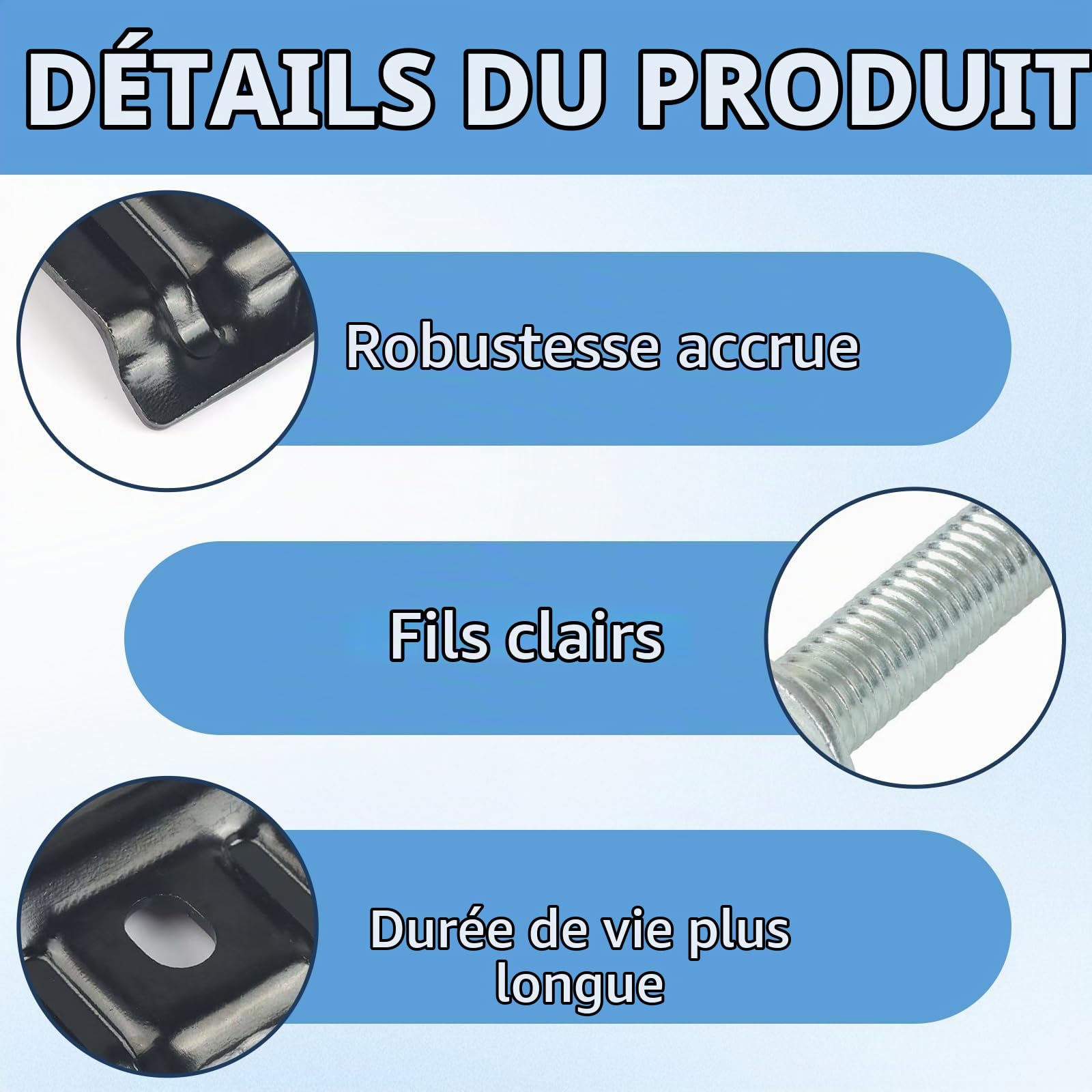 2 PCS Supports de Batterie, Fixation pour Batterie Auto Set de Supports et Vis Métalliques Kit Universel Robuste et Antirouille Installation Facile Set D'Ancrage Auto pour SUV Voitures 1j0803219