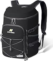 Vista 9 de N NEVO RHINO Mochilas Enfriadoras Aisladas a Prueba de Fugas 36/54 Latas, Mochila Enfriadora Aislada Portátil Ligera Impermeable para Hombres