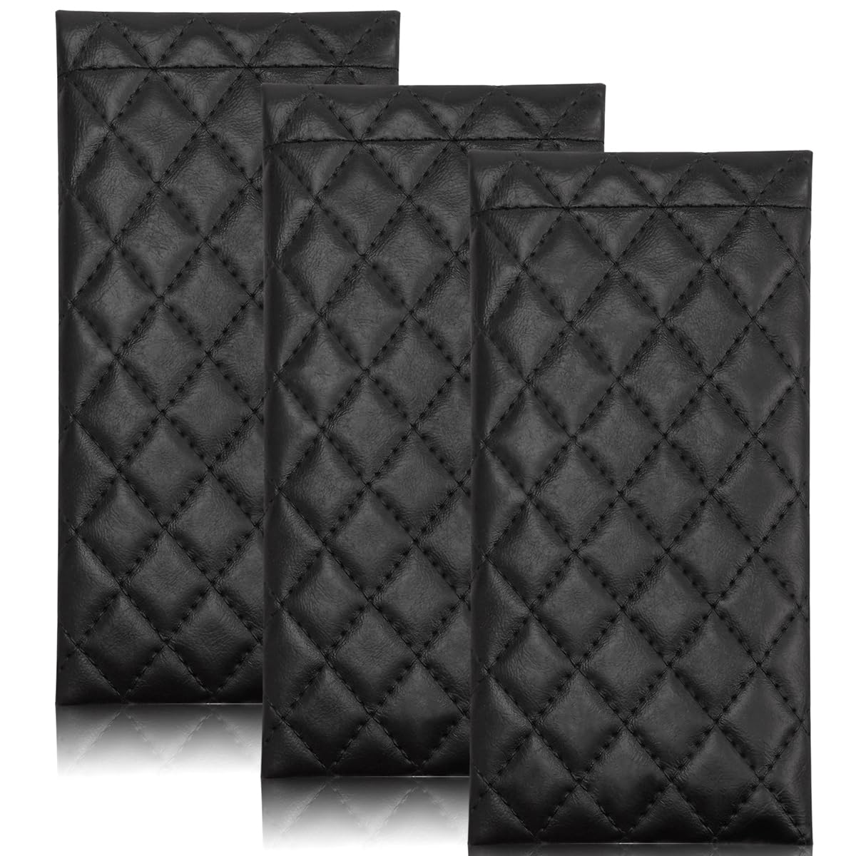 TRIUMPH VISION Eyeglass Case Glasses Case Soft Sunglass Pouch Sleeve 3 Pack