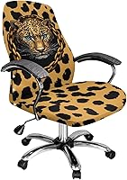 Vista 39 de Funda para silla de oficina de mármol morado, lavable, funda para silla de escritorio, fundas para silla de computadora para silla giratoria, silla