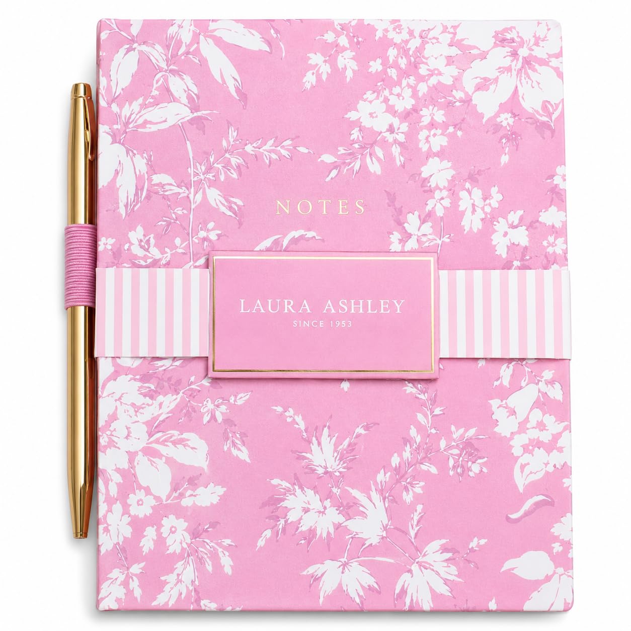 Bloc-notes à rabat Laura Ashley avec une couverture rigide et robuste - 8