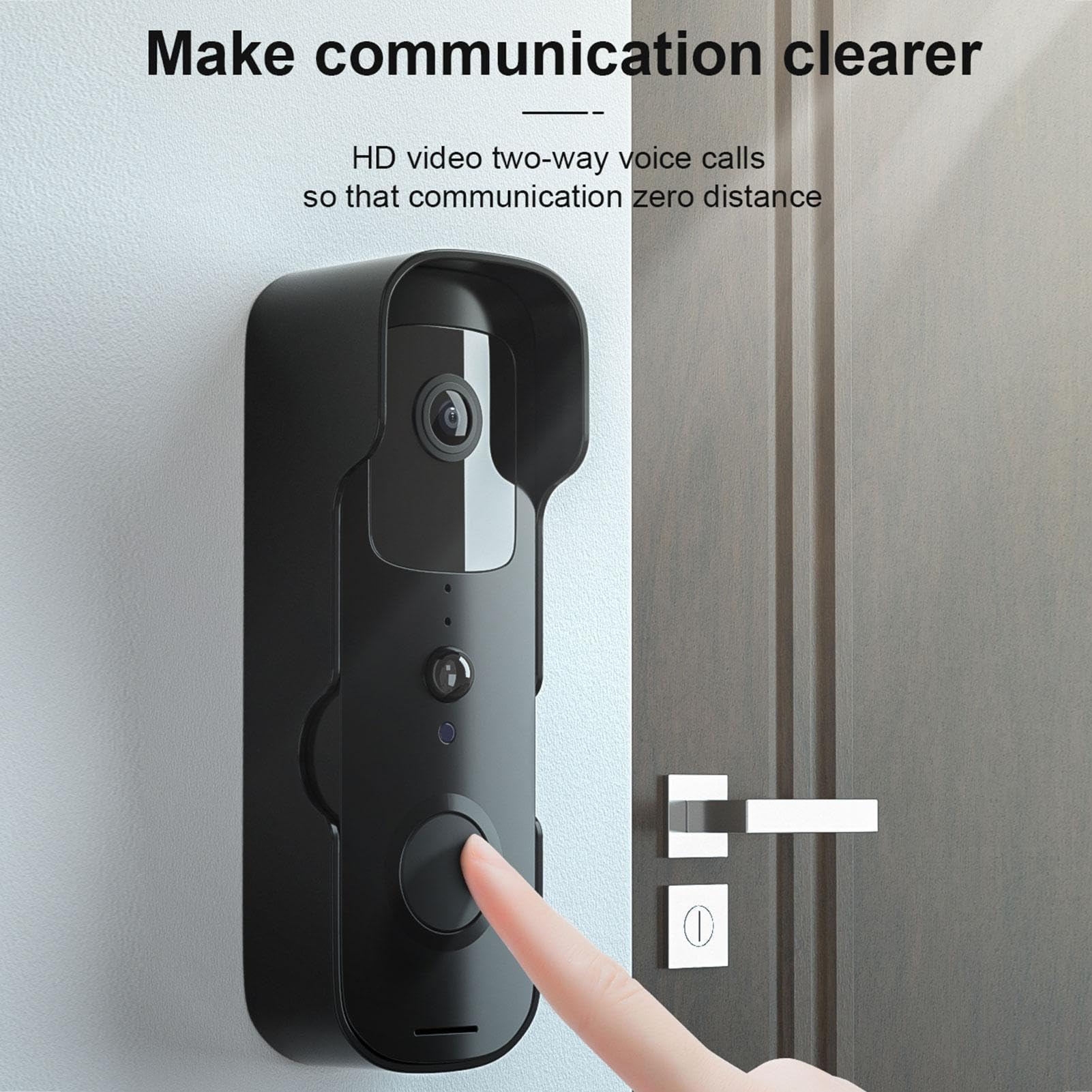 Cámara inteligente de timbre de puerta - Videoportero inalámbrico WiFi con