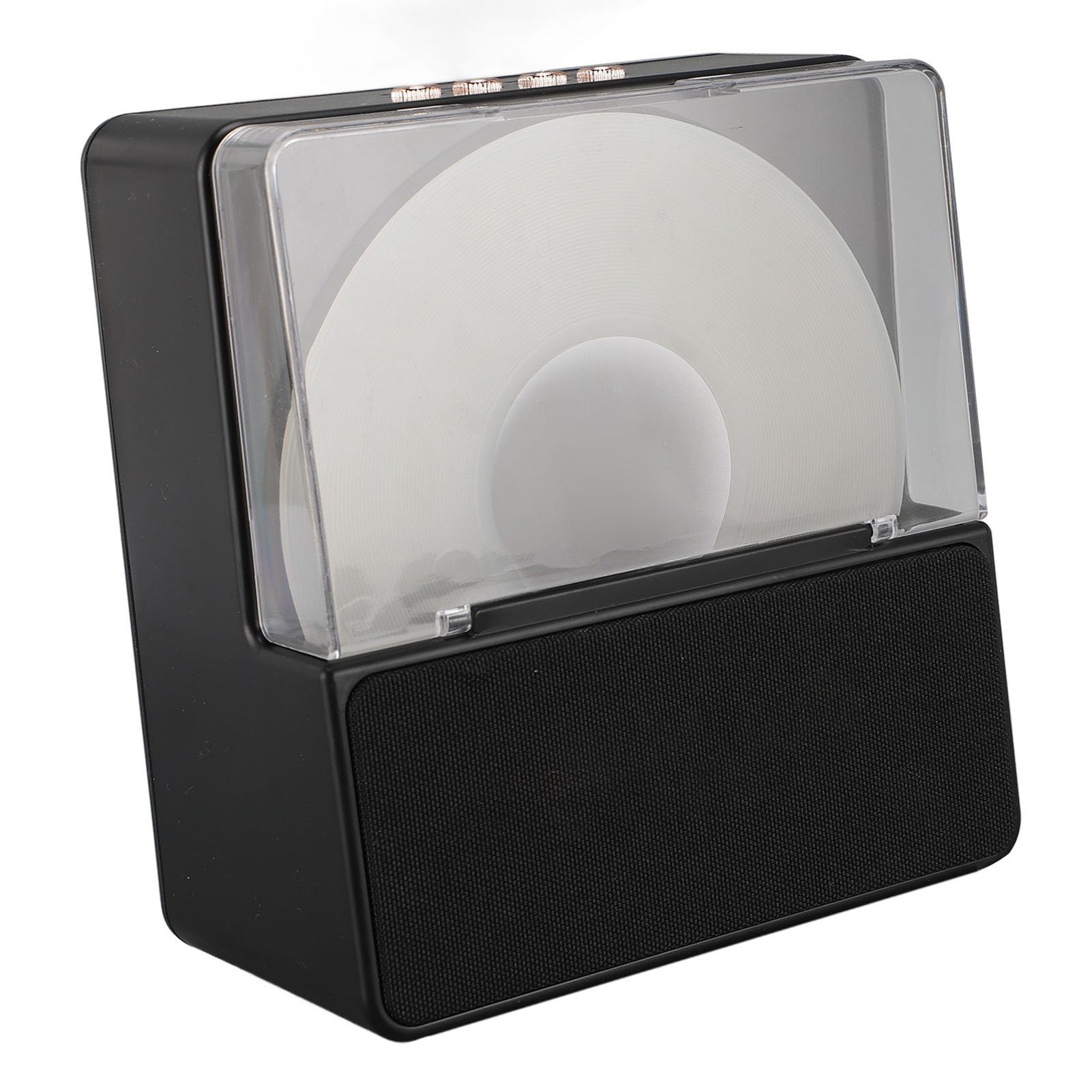 Cuifati Cassa Bluetooth Retro 2 in 1 con Lampada Notturna (BLACK)