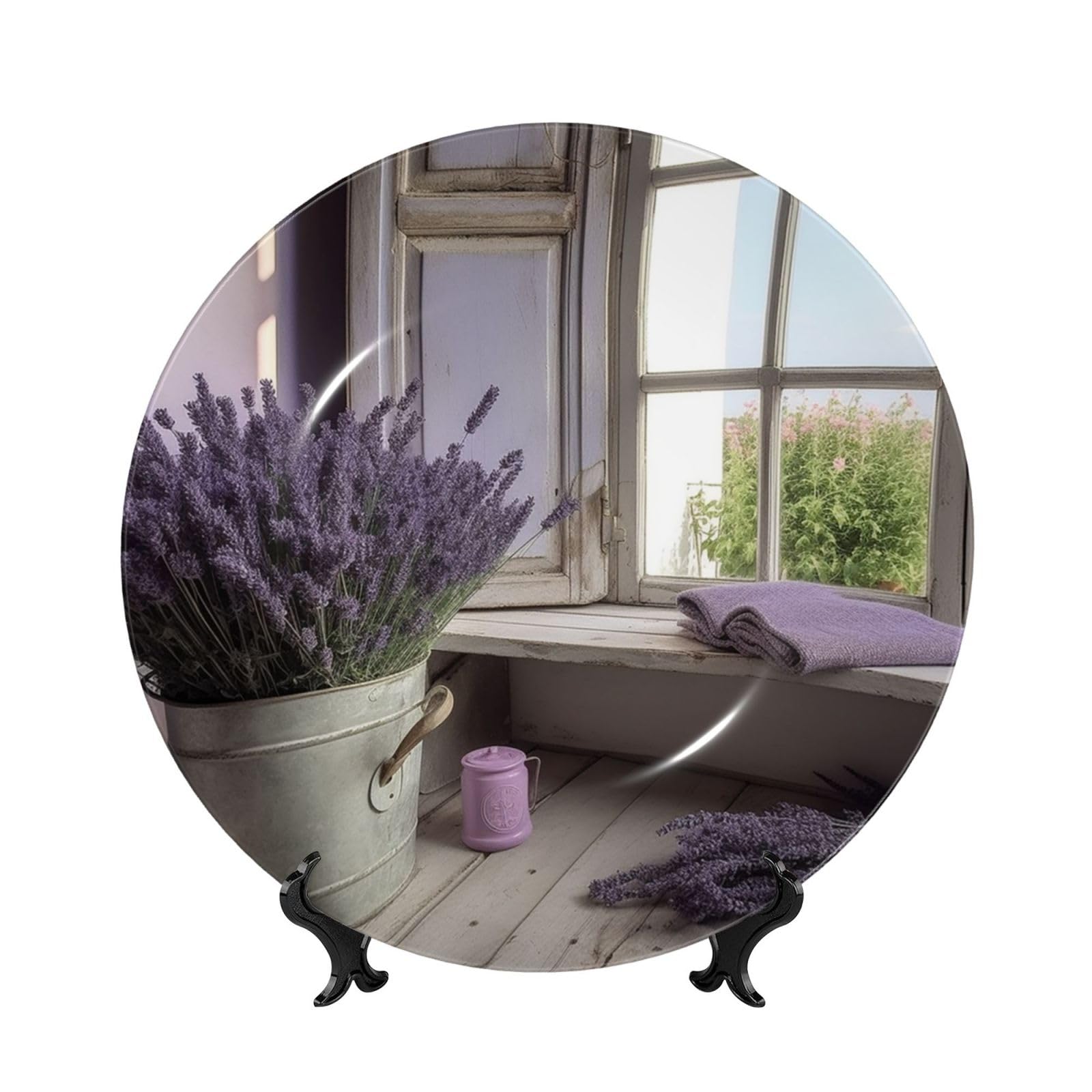 Assiette décorative en porcelaine anglaise, le cadeau fait main idéal pour crémaillère