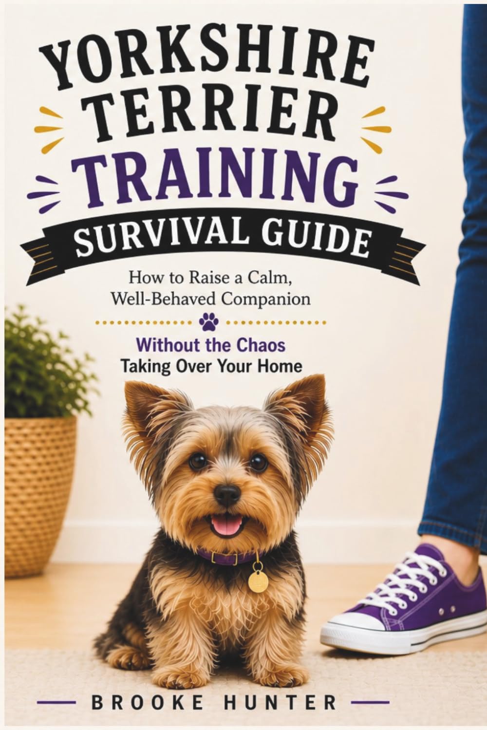 Yorkshire Terrier Training Survival Guide: How to Outsmart a Tiny Dog Who Thinks They're in Charge (Dog Training Survival Guide Series)