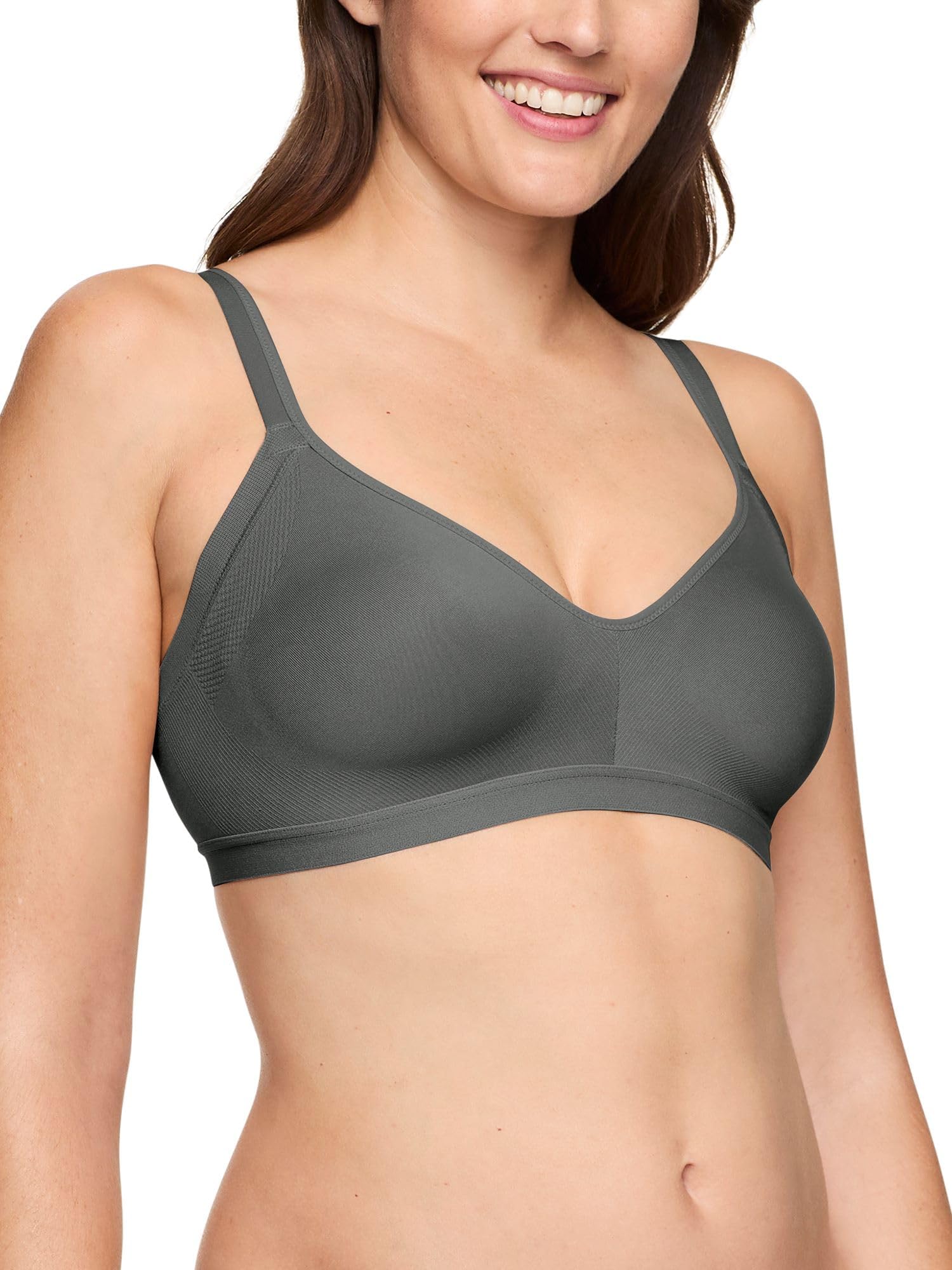 Warner's Womens Blissful Benefits Women's Underarm-Smoothing with Seamless Stretch Wireless Lightly Lined Comfort Bra