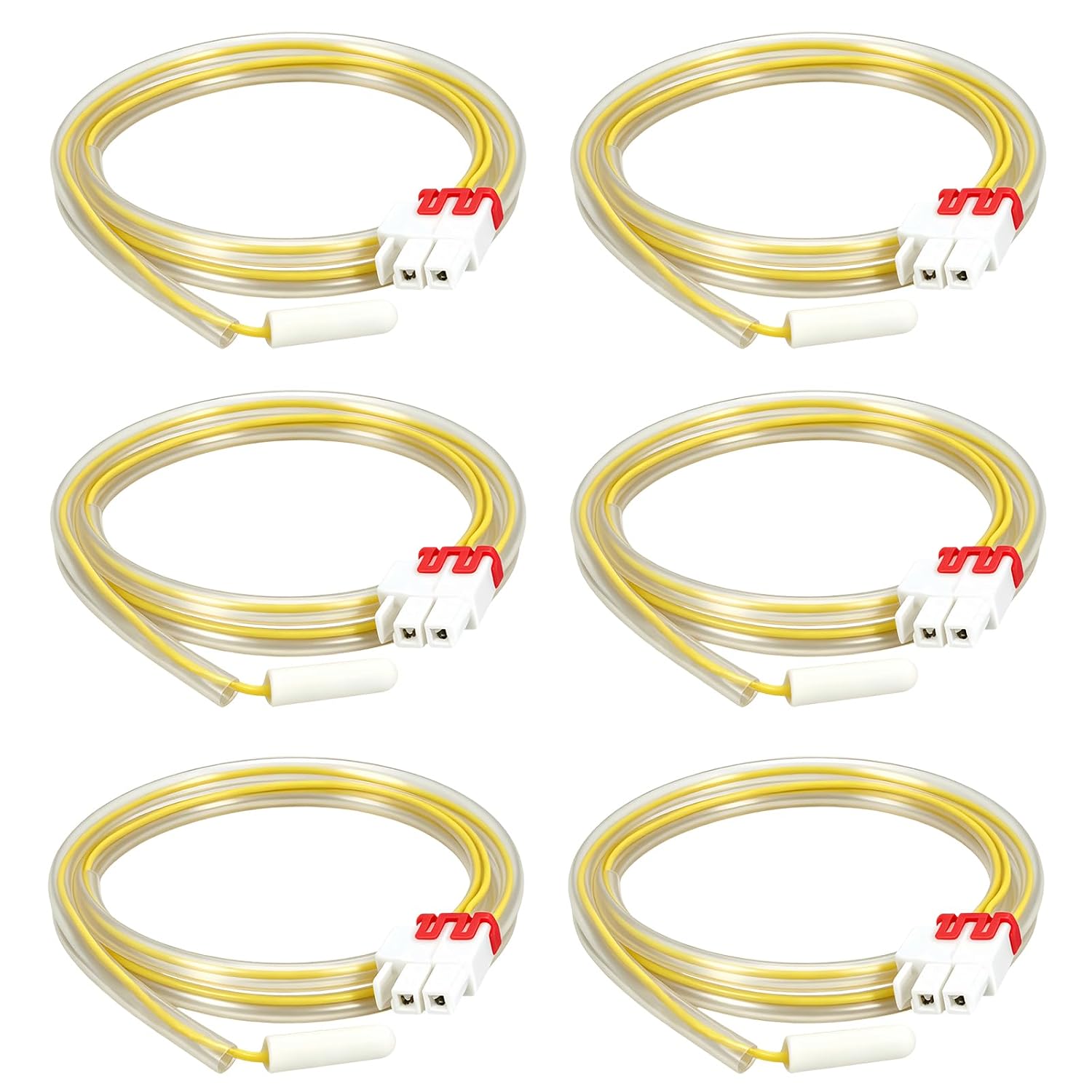 6 Pcs DA32-00024W Refrigerator Thermistor ReplaceCompatible with Samsung