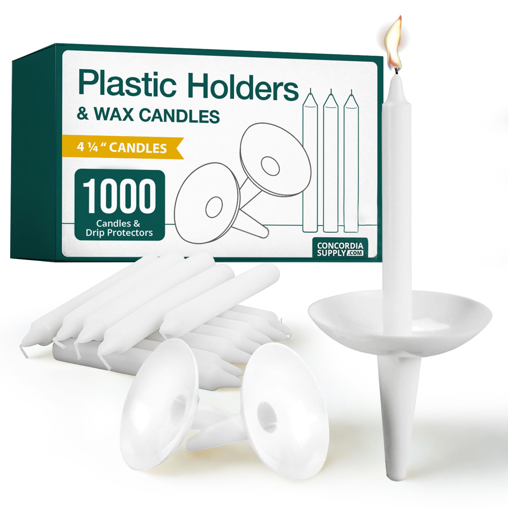 siip Candle&holder　キャンドル Amazon.com: Concordia Supply 4.25
