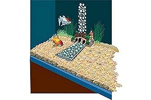 Underwater River Filter and Air Pump, Super Quiet Submersible Internal Aquarium Pump for Fish Tank