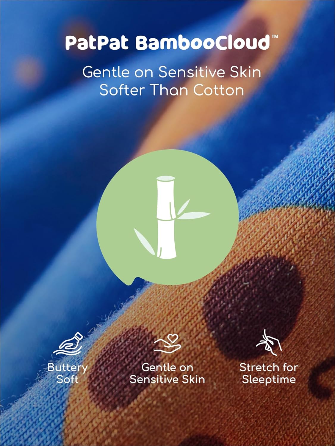 PATPAT Bamboo Viscose Pajama Sets for Toddler Boys & Girls Baby Kids, Ultra-soft Snug fit Pjs Sleepers for Birthday Holiday - Image 4