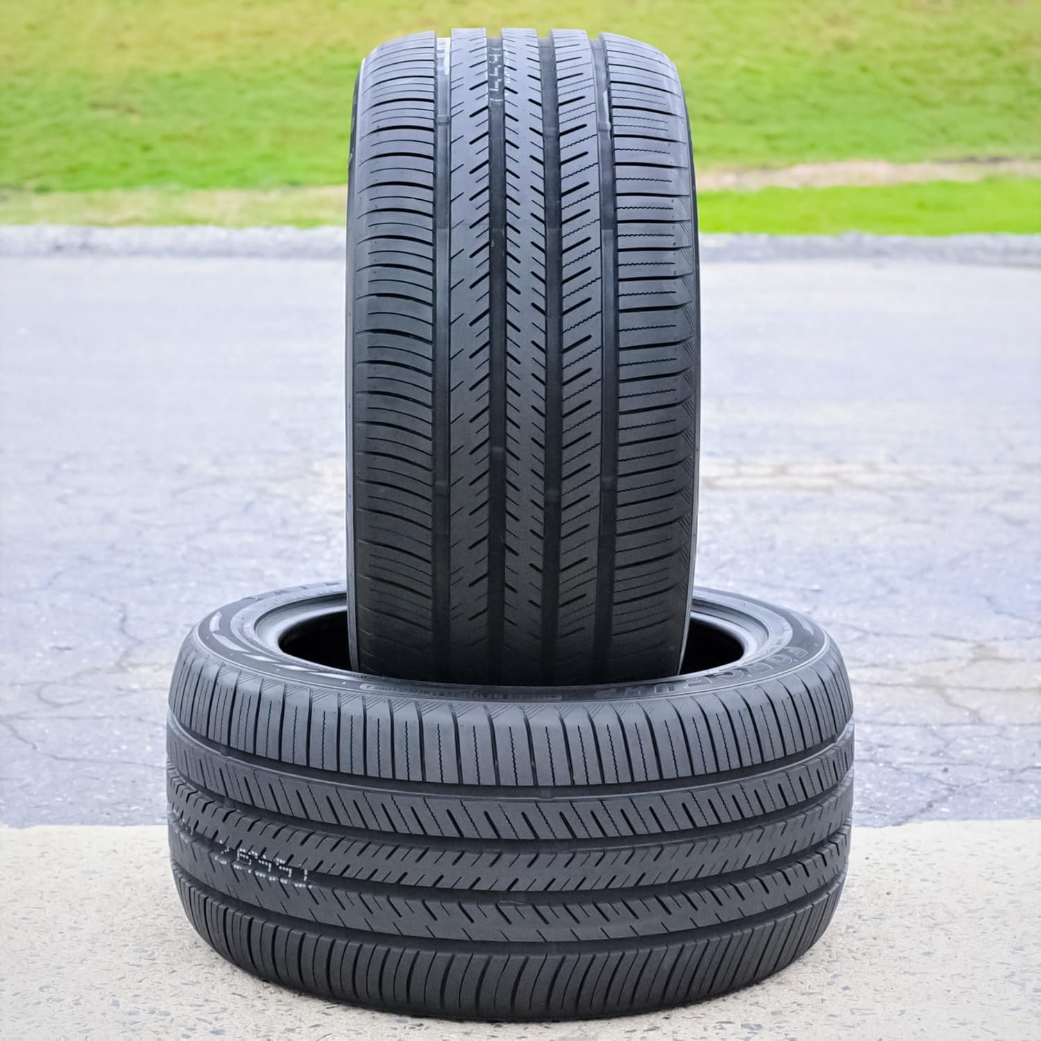 Set of 2 (TWO) Atlas Force UHP All-Season Passenger Car High Performance Radial Tires-245/35R21 245/35/21 245/35-21 96W Load Range XL 4-Ply BSW Black Side Wall UTQG 520AAA