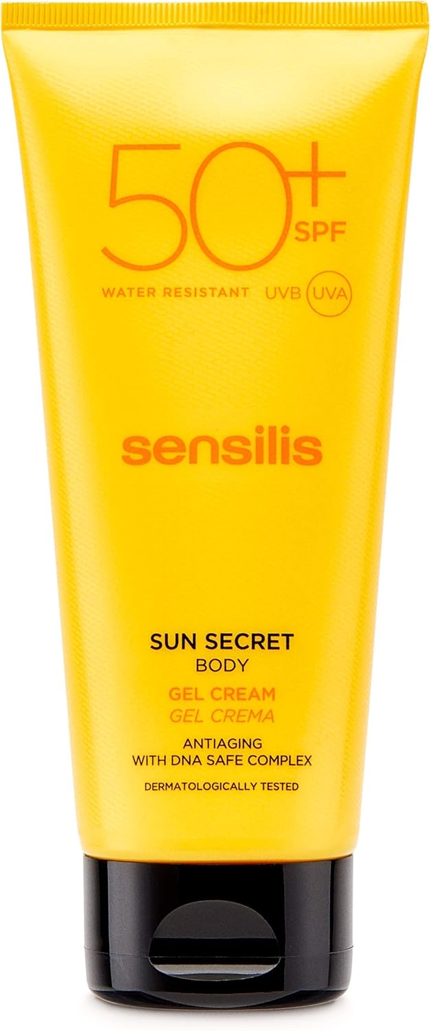 Sensilis Sun Secret - Gel Crema Protector Solar Corporal con SPF50-200 ml