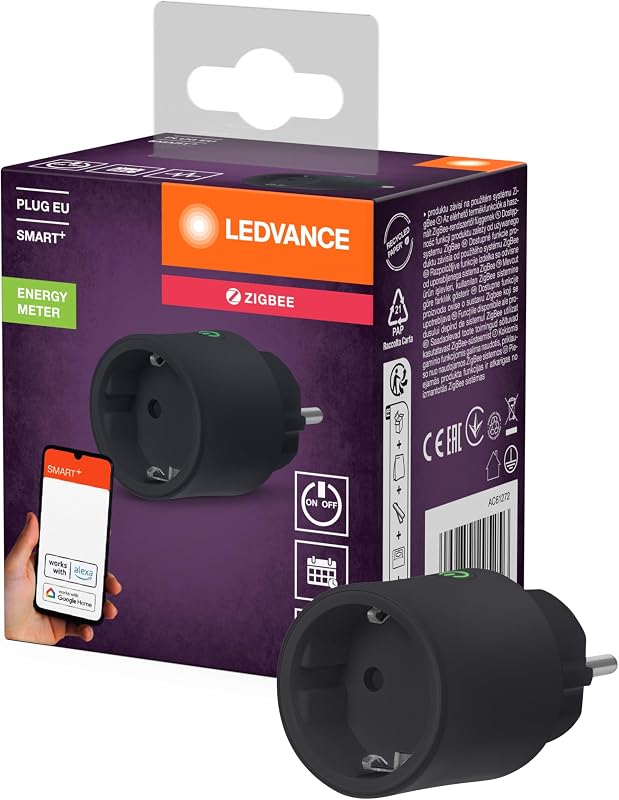 LEDVANCE SMART+ ZigBee okos beltéri konnektor Alexa és Google Home kompatibilis