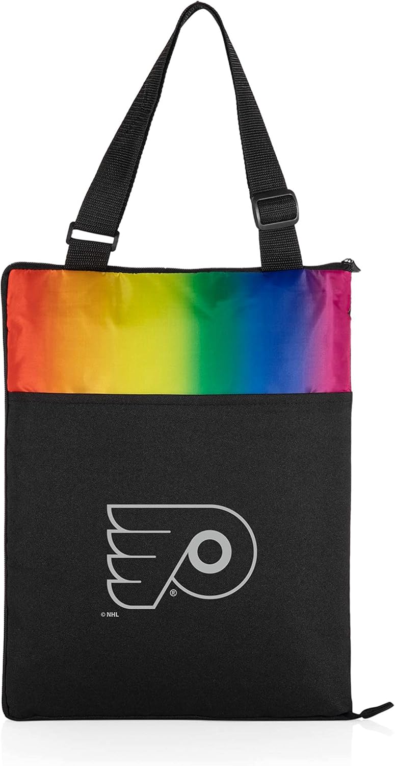 PICNIC TIME NHL Unisex-Adult NHL Vista Outdoor Picnic Blanket & Tote, Beach Blanket, Camping Blanket